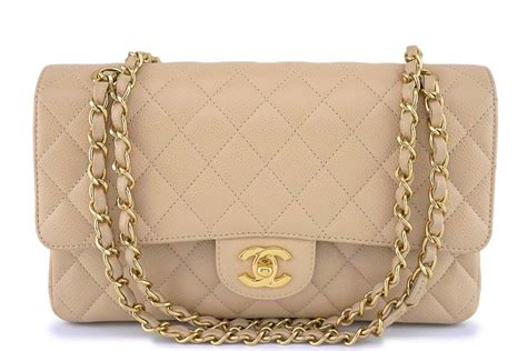 size of chanel medium flap bag|chanel classic flap bag beige.